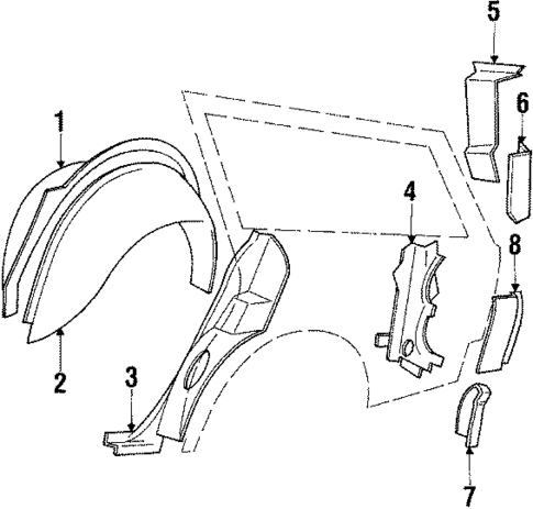 Inner Components for 1985 Pontiac Bonneville #0