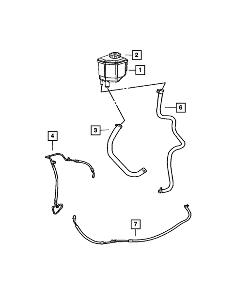 Power Steering Hoses for 2006 Chrysler 300 #0