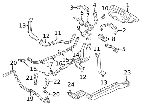 Ducts for 2019 Volvo XC90 #0