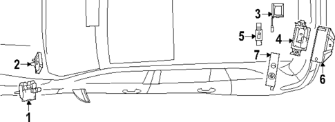 Antenna & Radio for 2023 Mercedes-Benz EQB 350 #1