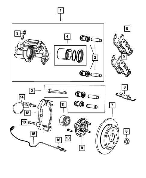 Rear Brakes for 2019 Jeep Grand Cherokee #0