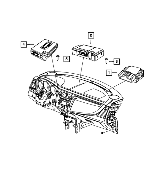 Keys, Modules and Engine Controllers for 2012 Chrysler 200 #3