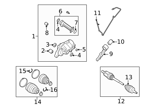 Axle Shafts & Joints for 2010 Land Rover Range Rover Sport #1