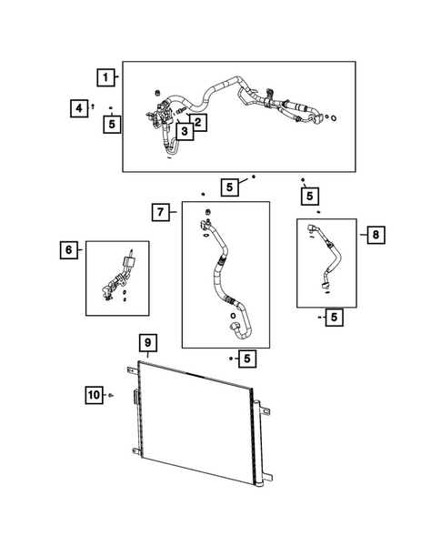 Air Conditioner and Heater Plumbing for 2026 Jeep Cherokee #1
