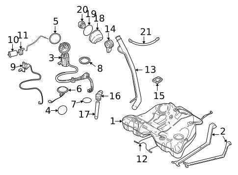 Fuel System Components for 2005 Volvo V70 #0