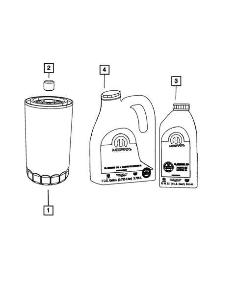 Engine Oiling, Oil Pan and Indicator (Dipstick) for 2012 Ram 2500 #2