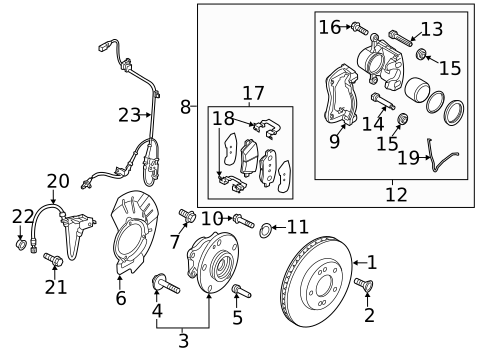 Front Brakes for 2025 Kia Soul #2