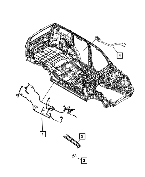 Wiring-Body and Accessories for 2008 Dodge Nitro #0