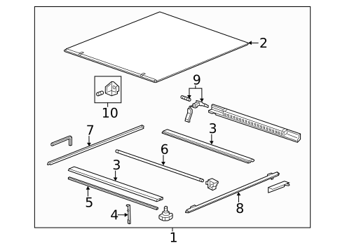 Exterior Trim - Pick UP Box for 2011 Chevrolet Silverado 1500 #3