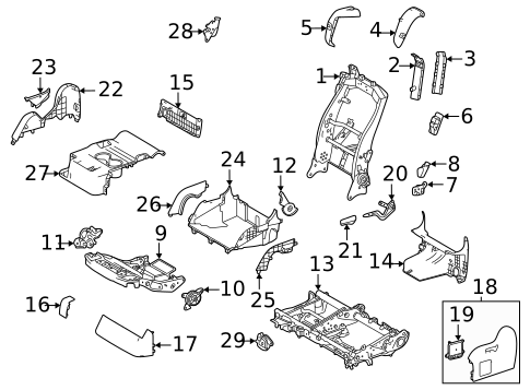 Second Row Seats for 2021 Toyota Sienna #0