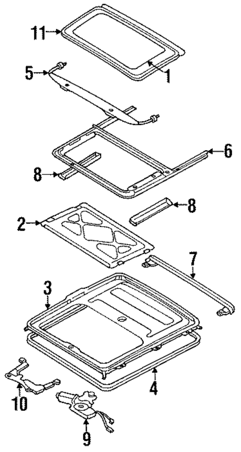 Sunroof for 1991 Nissan Stanza #0