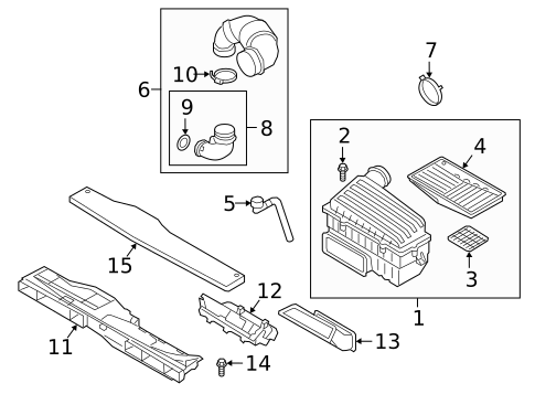 Air Intake for 2019 Volkswagen Tiguan #2