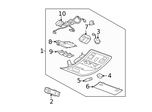 Lighting - Interior for 2007 Cadillac Escalade EXT #1