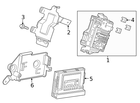 Fuse & Relay for 2019 Cadillac CT6 #1