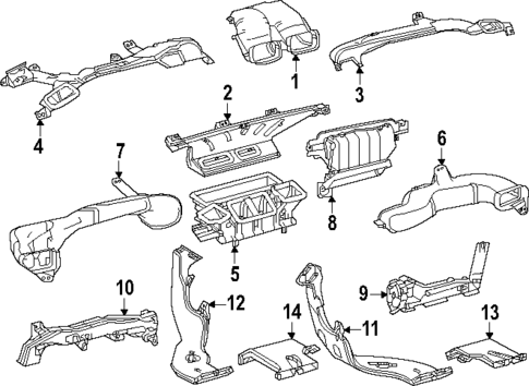 Ducts for 2025 Lexus TX550h+ #0