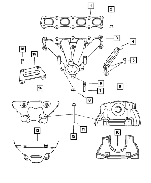 Manifolds for 2007 Dodge Caliber #0