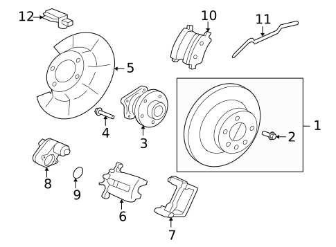 Parking Brake for 2014 Volvo XC60 #1