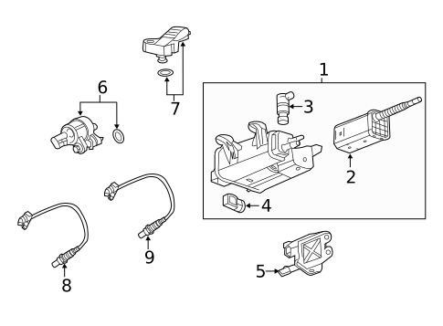 Emission Components for 2012 Chevrolet Equinox #0