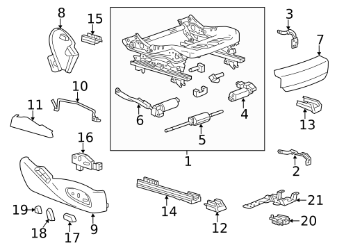 Power Seats for 2014 Cadillac ELR #1