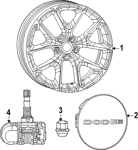 Wheels for 2024 Dodge Charger Daytona #1
