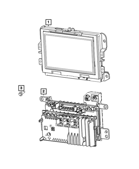 Radio, Antenna, Speakers, DVD, and Video systems for 2024 Chrysler Pacifica #1