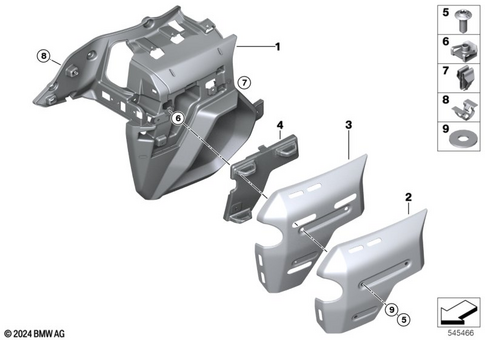 Motorcycle Trim Section, Windshield for 2024 BMW-Motorrad R 1300 GS Adventure #0