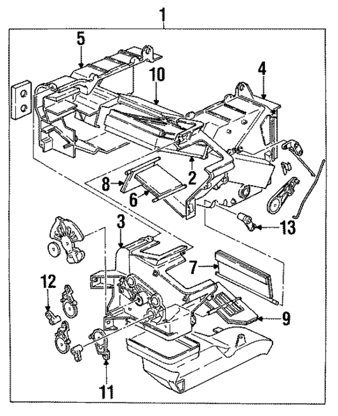 Heater Components for 1991 Isuzu Rodeo #0