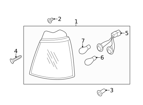 Tail Lamps for 2012 Kia Sorento #0