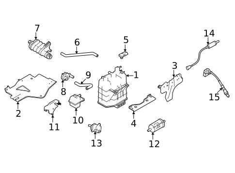 Emission Components for 2023 Nissan TITAN #3