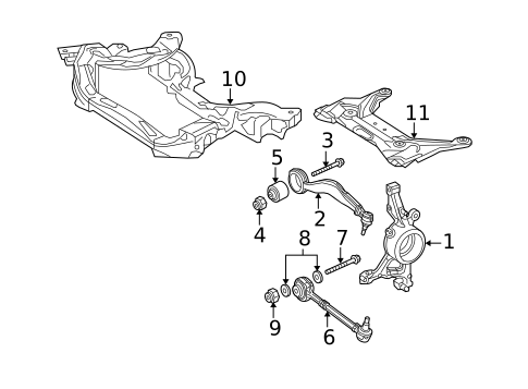 Suspension Components for 2013 Mercedes-Benz E400 #1