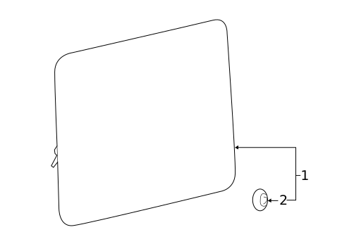 Glass & Hardware - Back for 2019 Mercedes-Benz G63 AMG #0