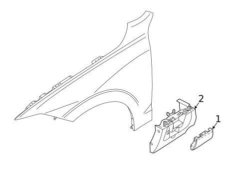 Exterior Trim - Fender for 2025 Volvo XC60 #1