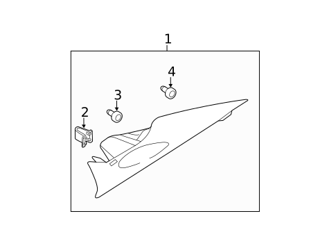 Interior Trim - Quarter Panels for 2013 Hyundai Sonata #0