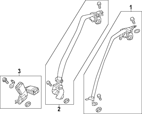 Seat Belt for 2025 Honda Civic #1