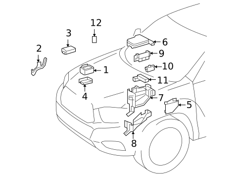 Anti-Lock Brakes for 2009 Toyota Highlander #1