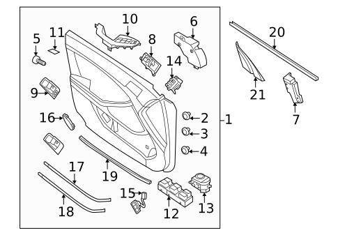 Mirrors for 2016 Kia Optima #1