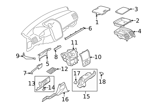 Glove Box for 2005 Volkswagen Jetta #2