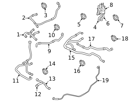 Hoses & Lines for 2020 Porsche Taycan #2