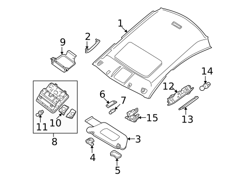 Sunroof for 2011 Nissan Maxima #2