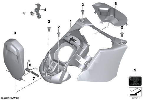 Motorcycle Trim Section, Windshield for 2019 BMW-Motorrad C 650 Sport #2