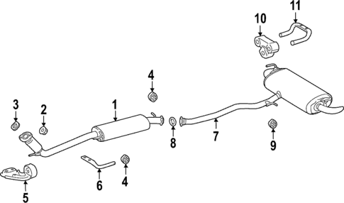 Exhaust Components for 2024 Lexus NX350 #0