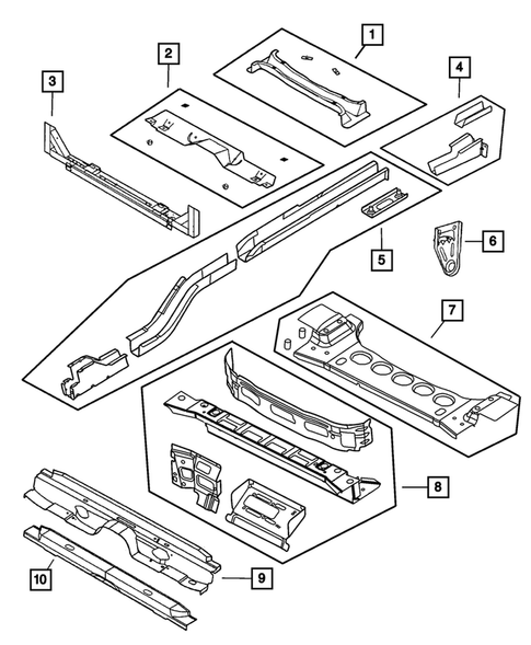 Frames for 2005 Chrysler Sebring #4