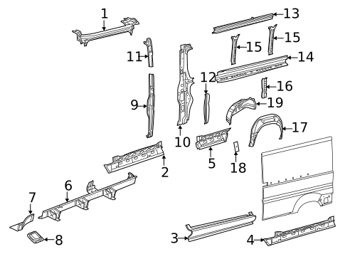 Inner Structure for 2015 Ram ProMaster 3500 #4