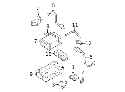 EGR System for 2004 Hyundai Santa Fe #0