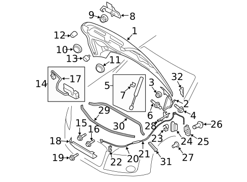 Anti-Theft Components for 2010 Audi TT Quattro #1