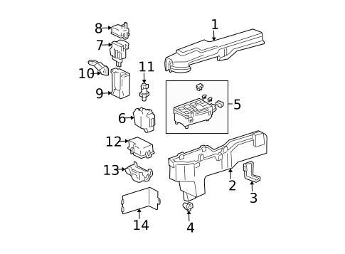 Electrical Components for 2000 Toyota Solara #0