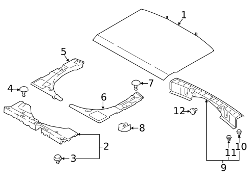 Interior Trim - Rear Body for 2023 Subaru Crosstrek #2