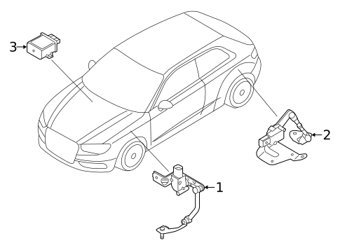 Headlamp Components for 2018 Audi A3 Quattro #5