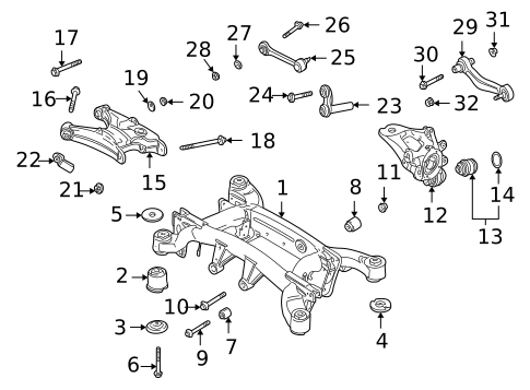 Rear Suspension for 2006 BMW X5 #0