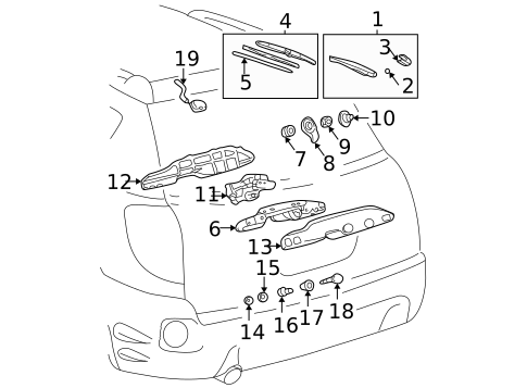 Wipers for 2007 Pontiac Vibe #1